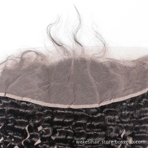 Brazilian Sample order available, Unprocessed Raw hair 13*4 loose wave Frontal, ear to ear full closure